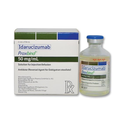 PRAXBIND Idarucizumab 50mg / mL Solution for IV Injection 1's price in ...